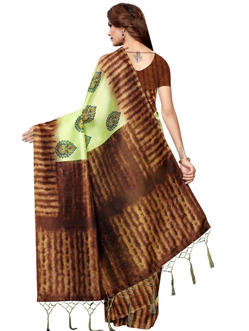 motifs printed saree with blouse - 16460024 - Standard Image - 1