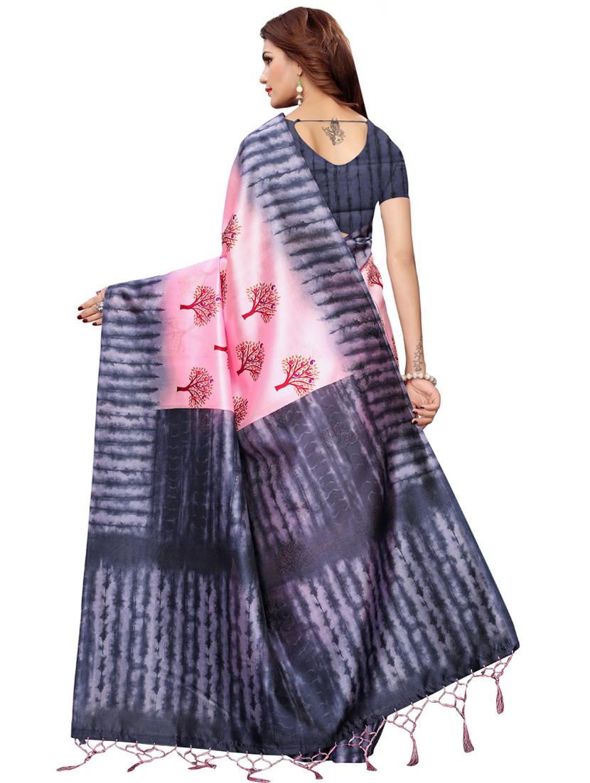 motifs printed saree with blouse - 16460030 - Standard Image - 1