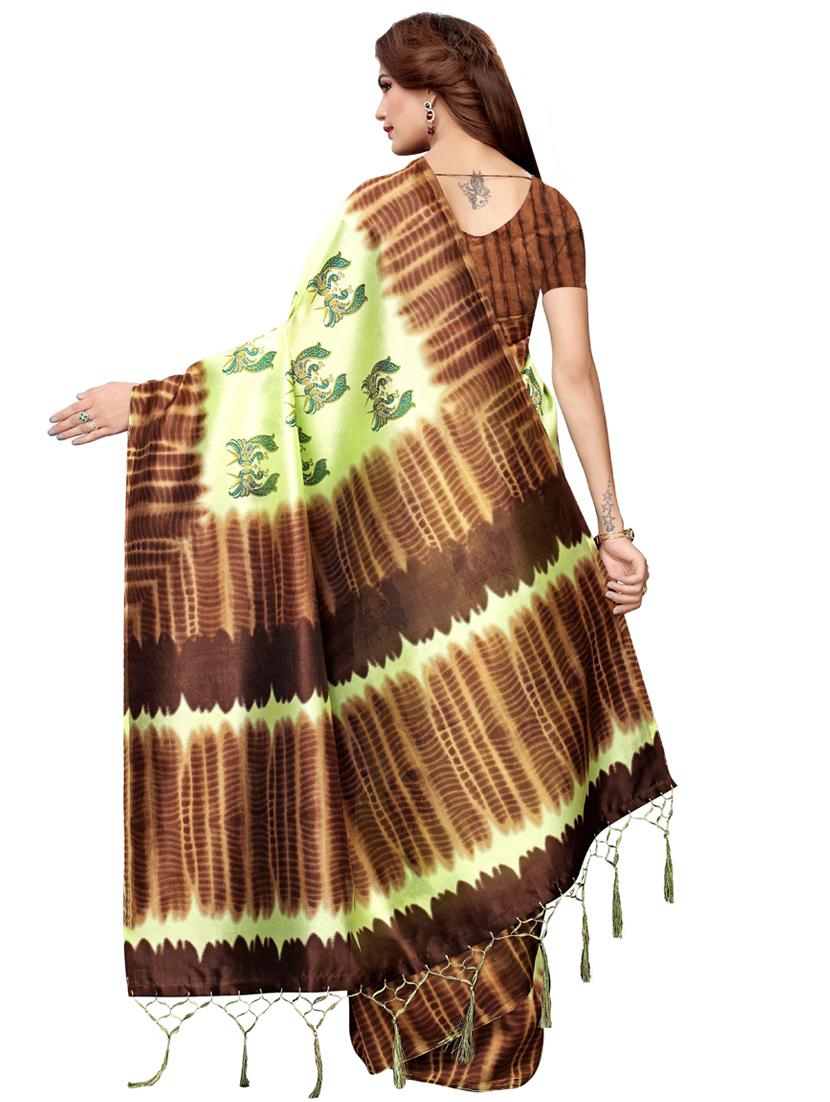 motifs printed saree with blouse - 16460035 - Standard Image - 1