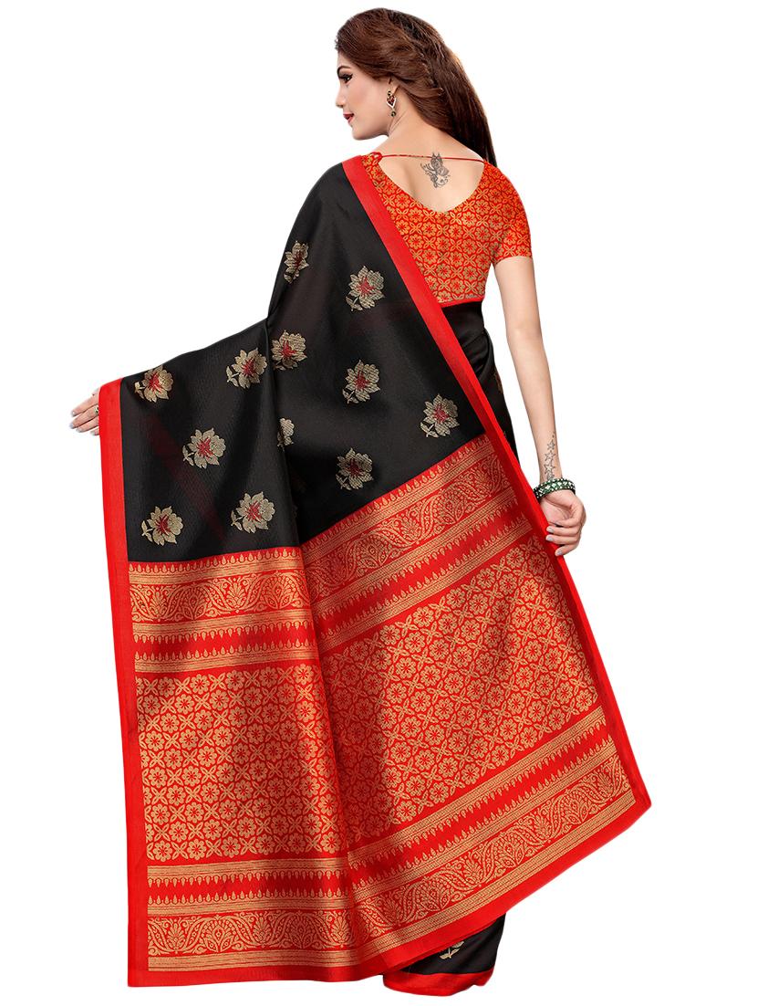 floral printed saree with blouse - 16460179 -  Standard Image - 1