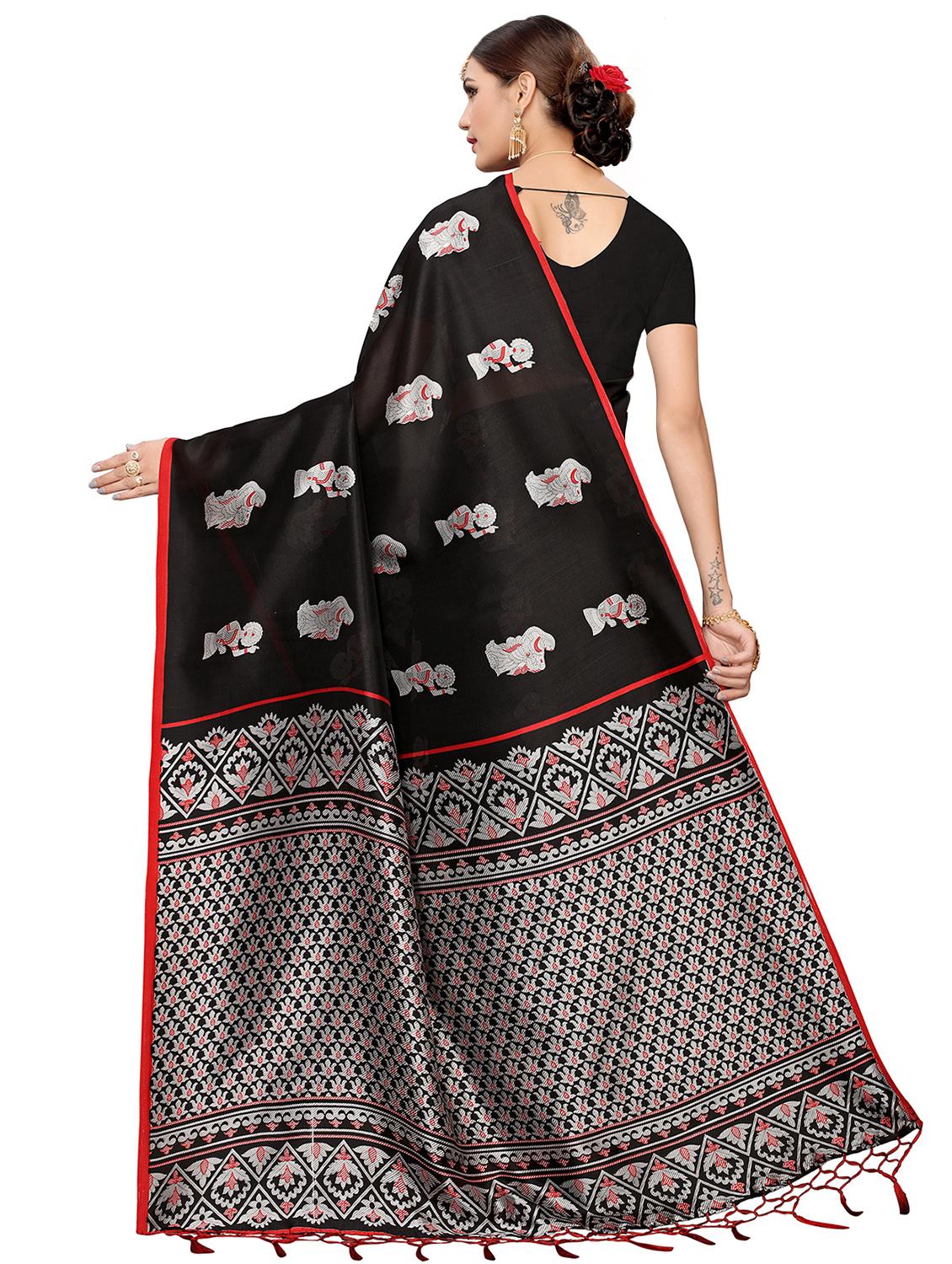 kalamkari printed saree with blouse - 16460291 -  Standard Image - 1