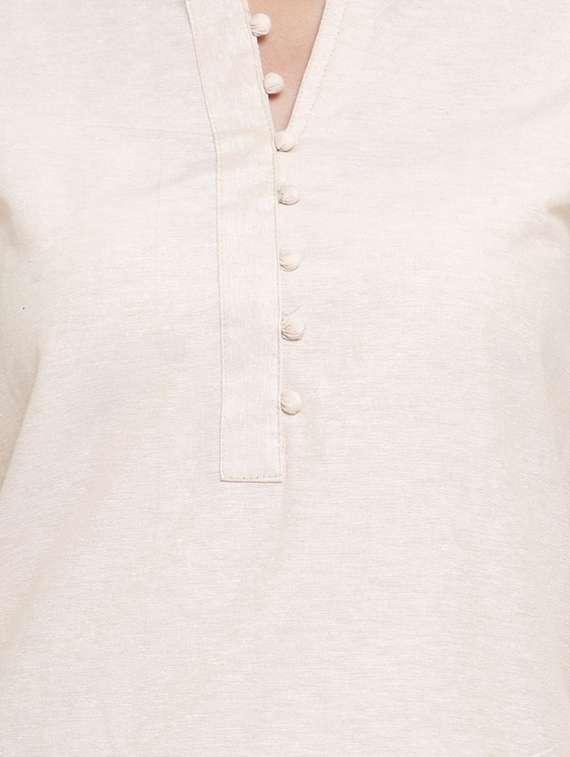 solid straight kurta pant set - 16463530 -  Standard Image - 4