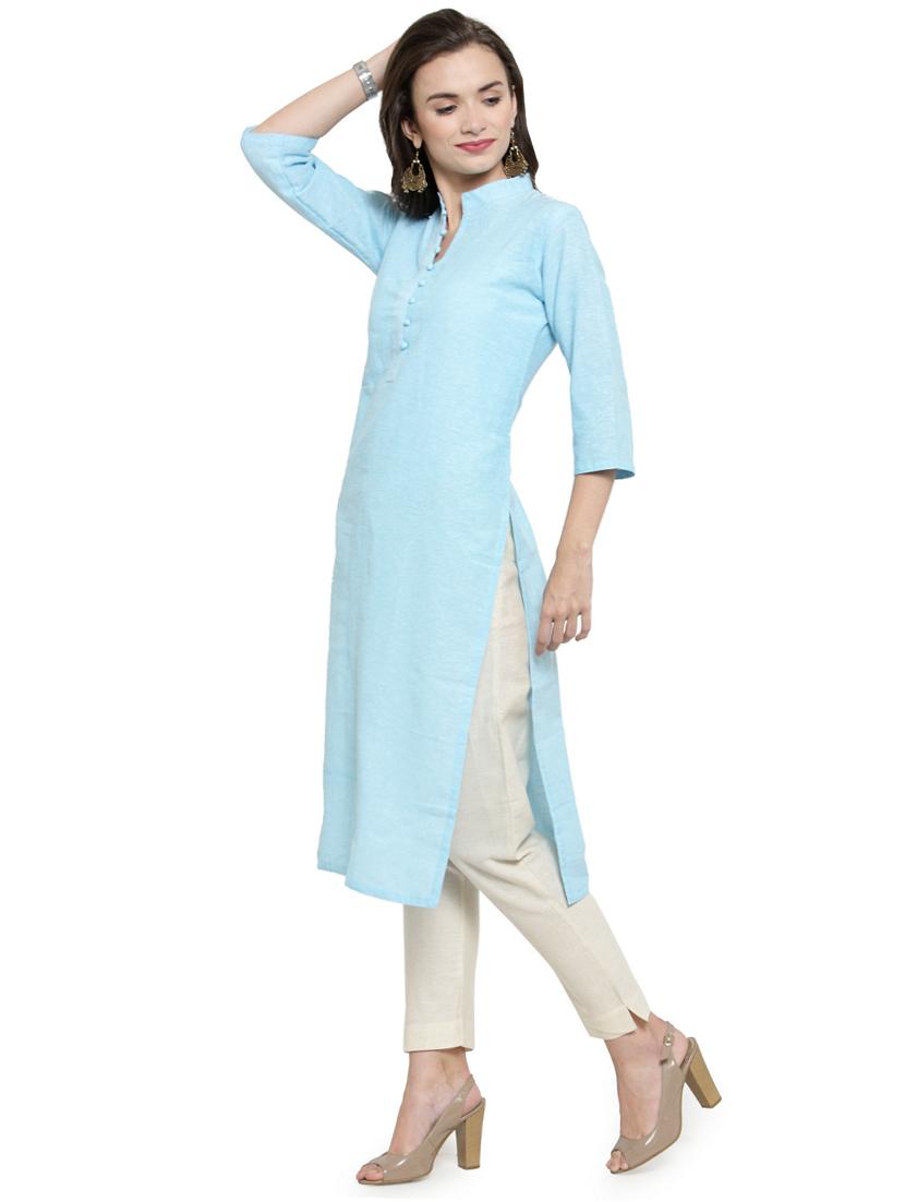 women's straight kurta - 16464255 -  Standard Image - 1