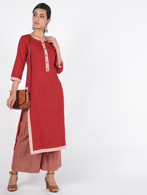 women's straight kurta - 16466289 - Standard Image - 0