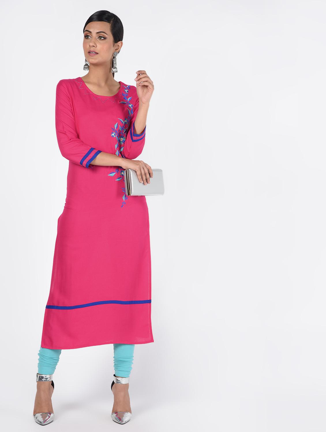 women's straight kurta - 16466302 -  Zoom Image - 0