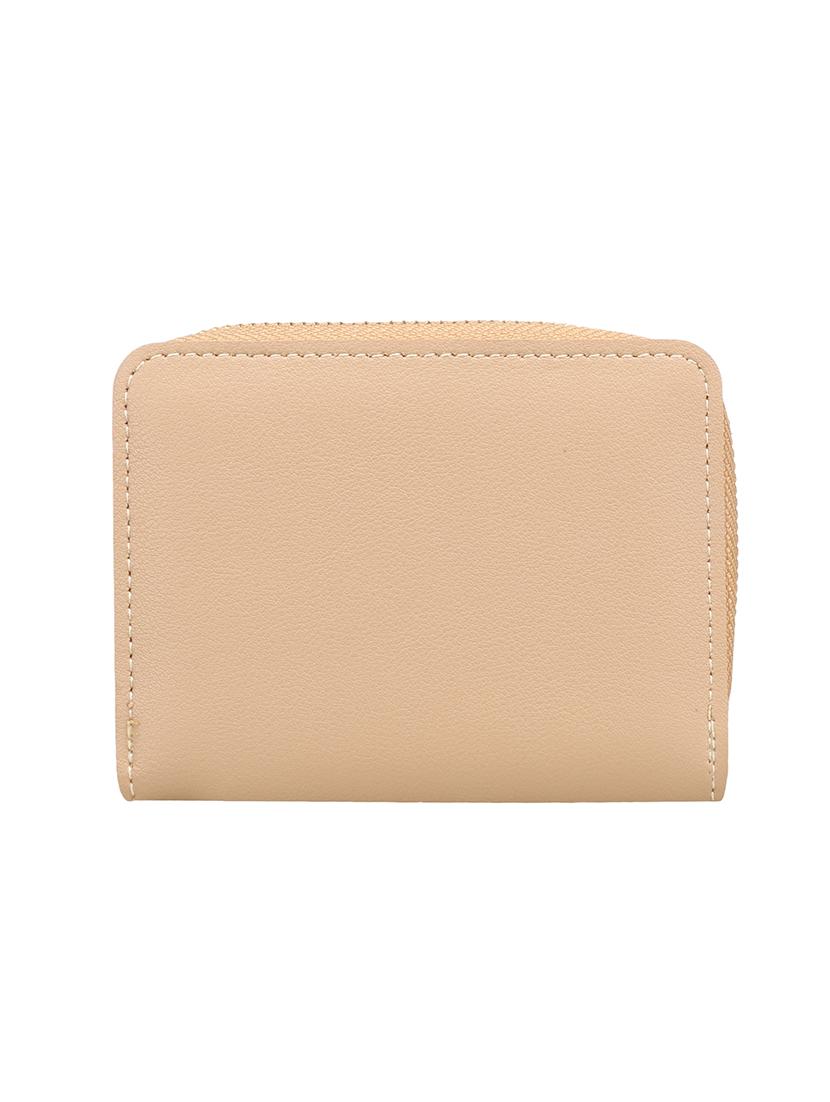 beige leatherette (pu) wallet - 16466314 - Standard Image - 1