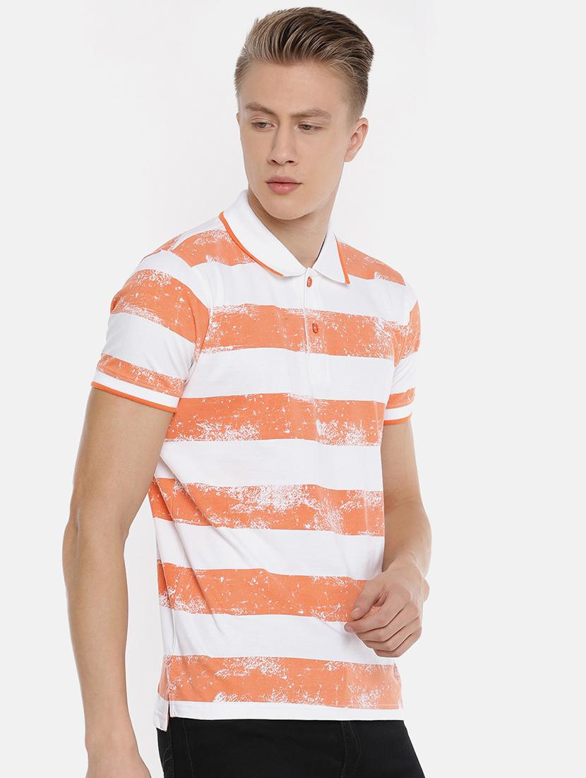 orange striped t-shirt - 16467653 -  Standard Image - 1