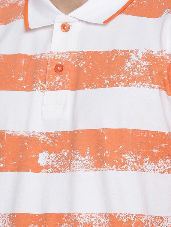 orange striped t-shirt - 16467653 - Standard Image - 4