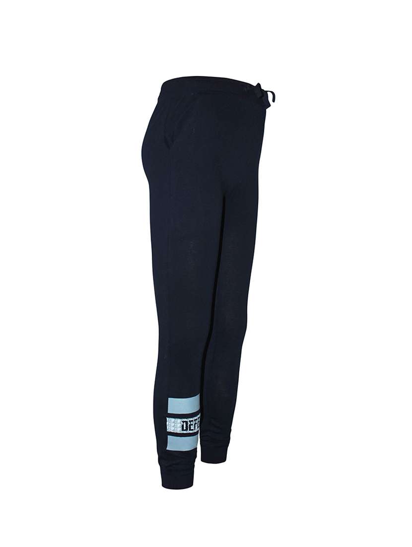 blue cotton track pant - 16468164 -  Standard Image - 1