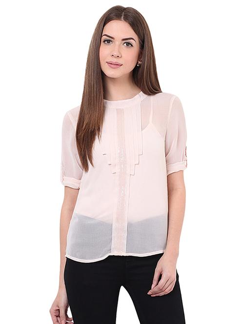 women's straight mock neck top - 16468418 - Standard Image - 0