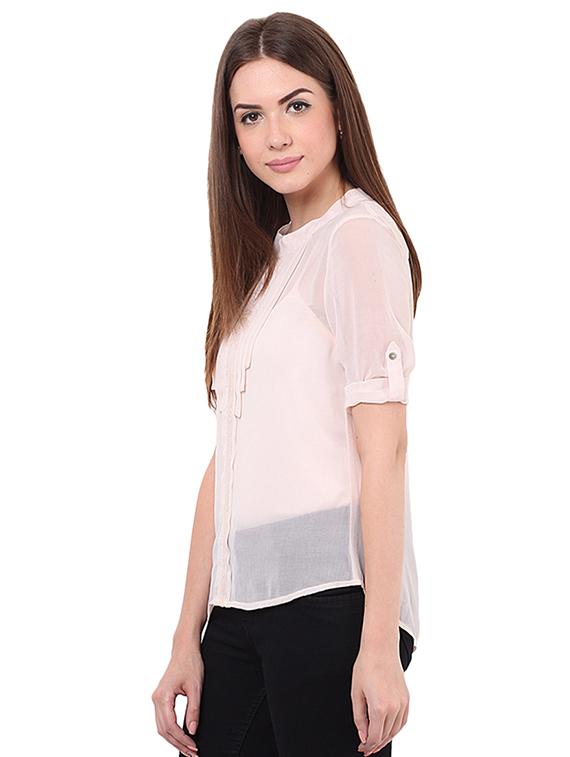 women's straight mock neck top - 16468418 - Standard Image - 1