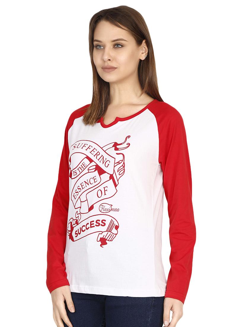 raglan sleeved graphic tee - 16471265 - Standard Image - 1