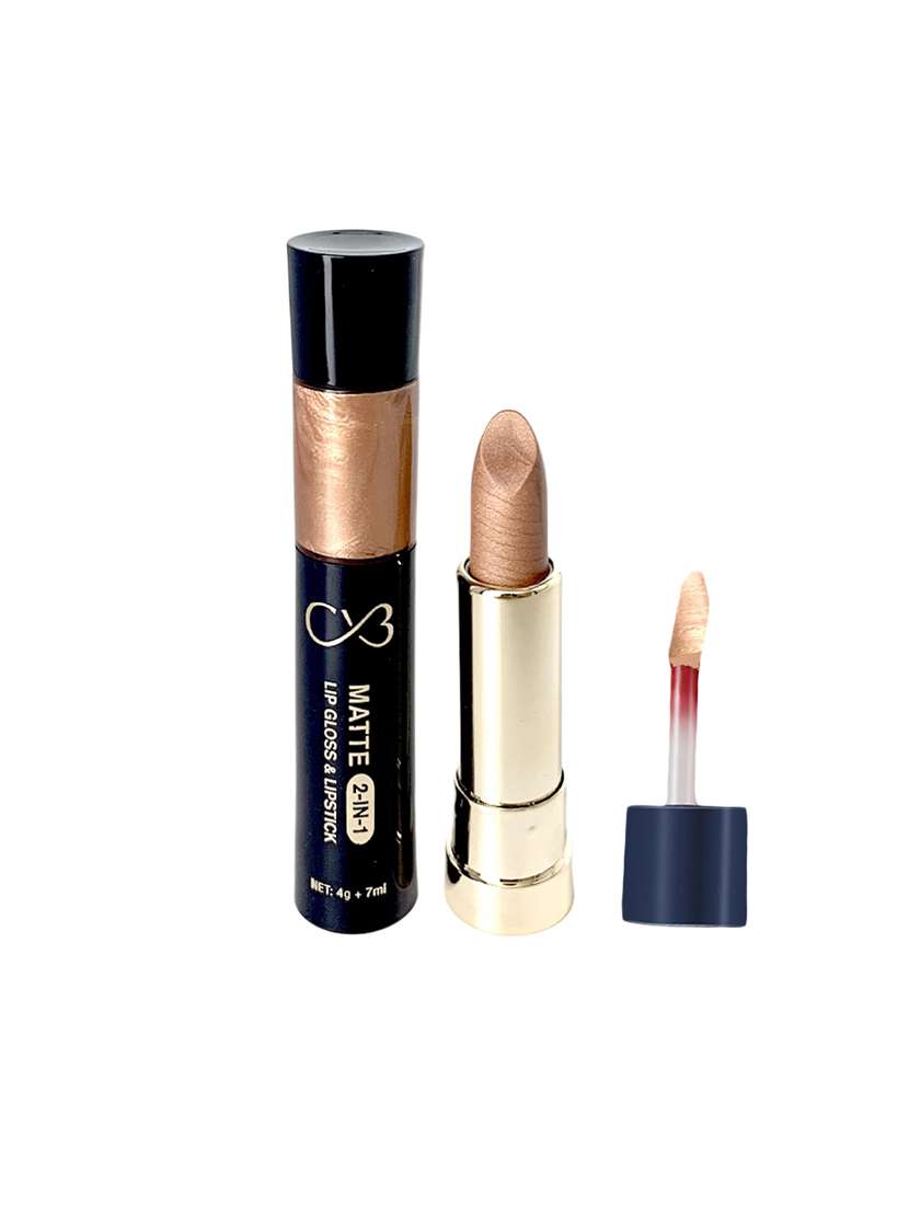 cvb paris matte 2in1 lipgloss  & lipstick shade#3