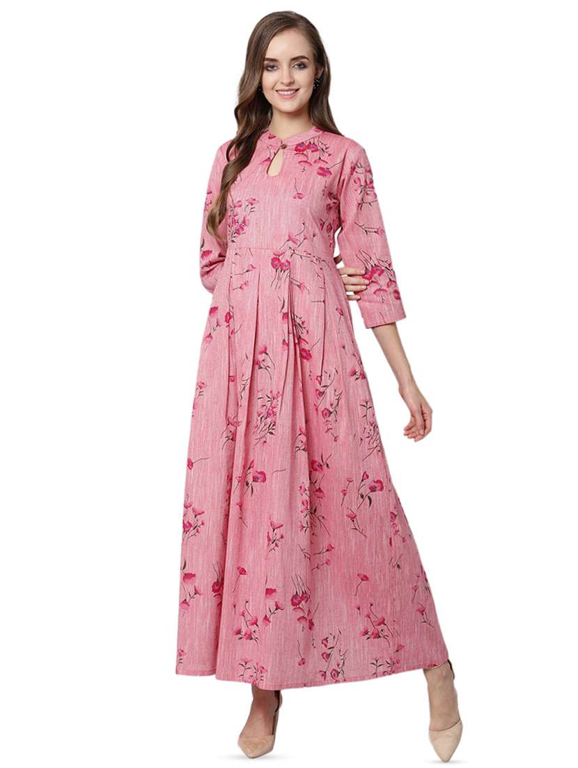 floral anarkali kurta