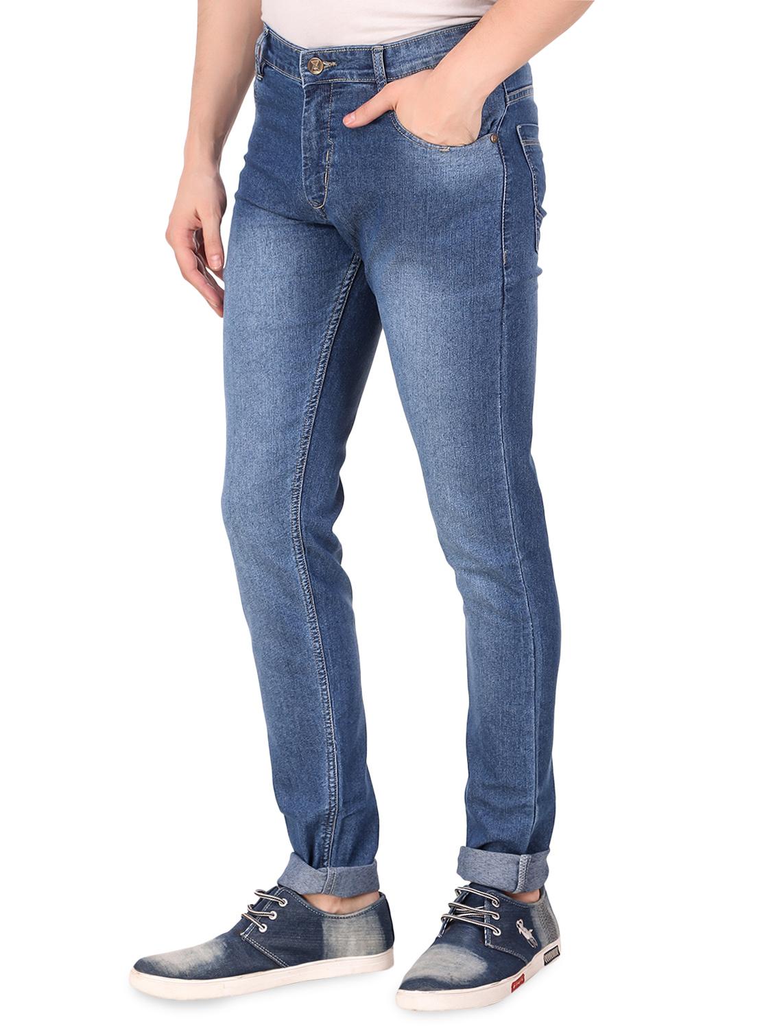 mens slim fit plain jeans - 16472823 - Standard Image - 1