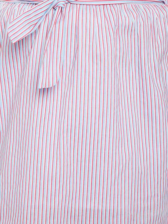 pink cotton a-line skirt - 16472923 - Standard Image - 4