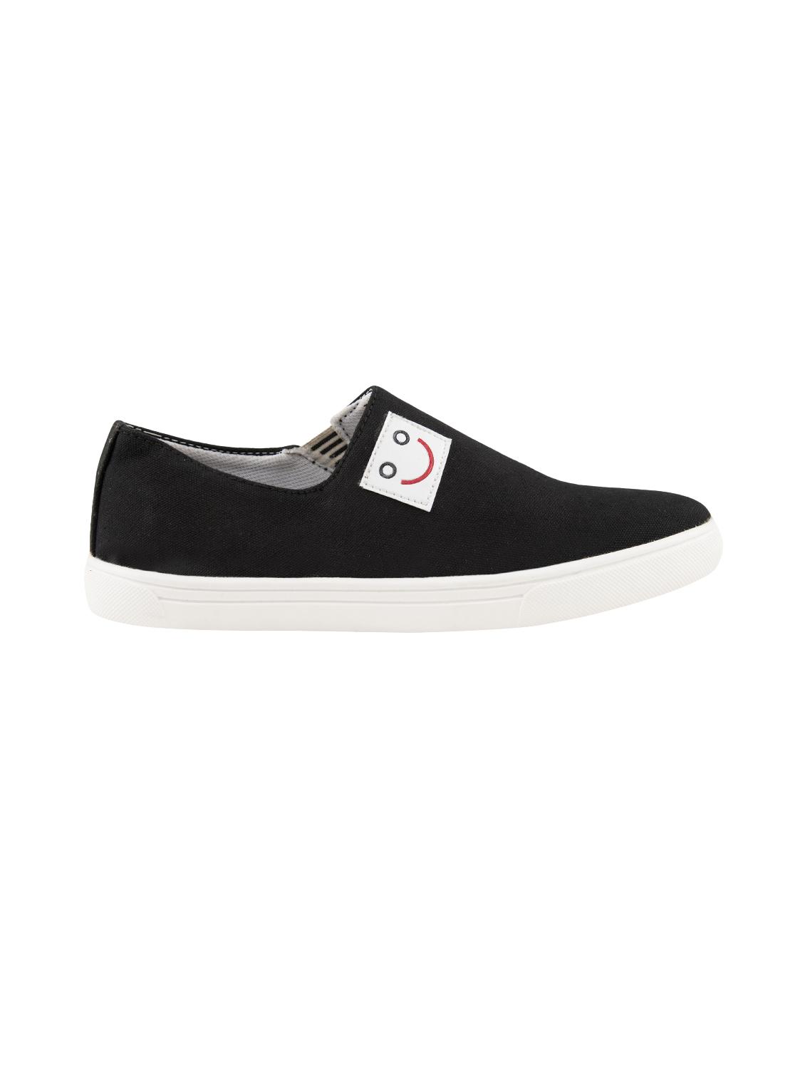 vannef black canvas slipons - 16475932 -  Standard Image - 1