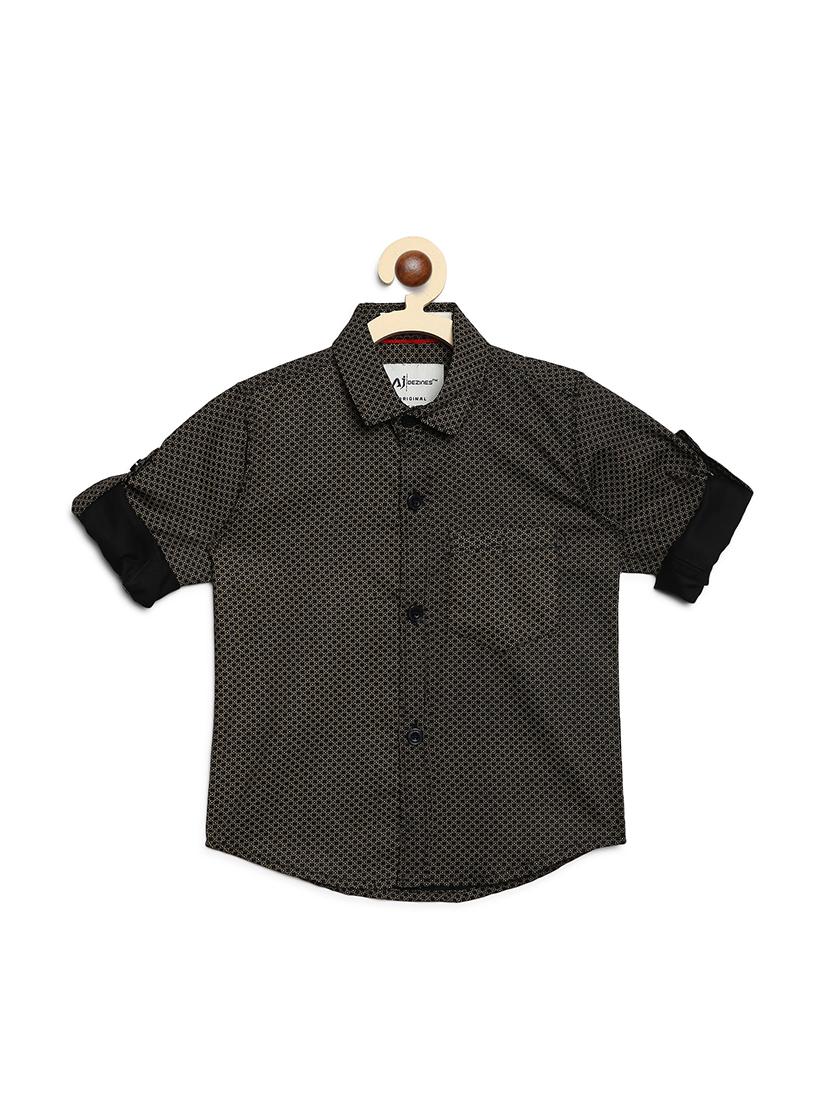 roll up sleeve pocket patched shirt - 16483311 -  Standard Image - 1