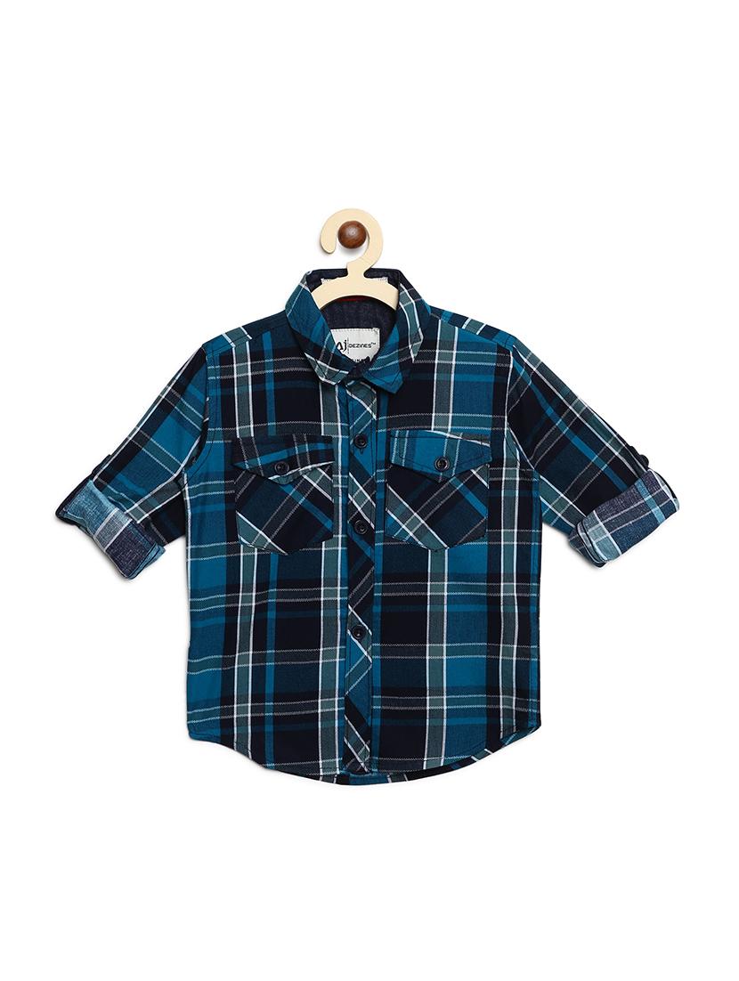 roll up sleeve checkered shirt - 16483320 -  Standard Image - 1