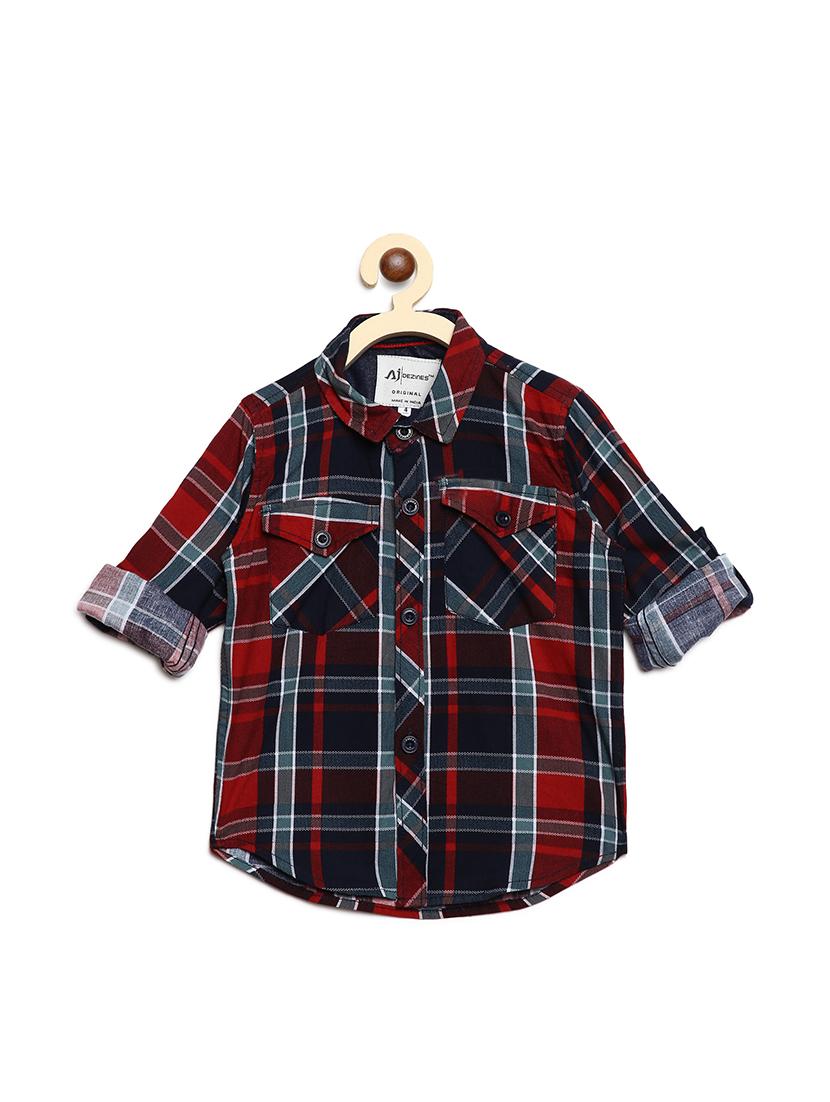roll up sleeve checkered shirt - 16483321 -  Standard Image - 1