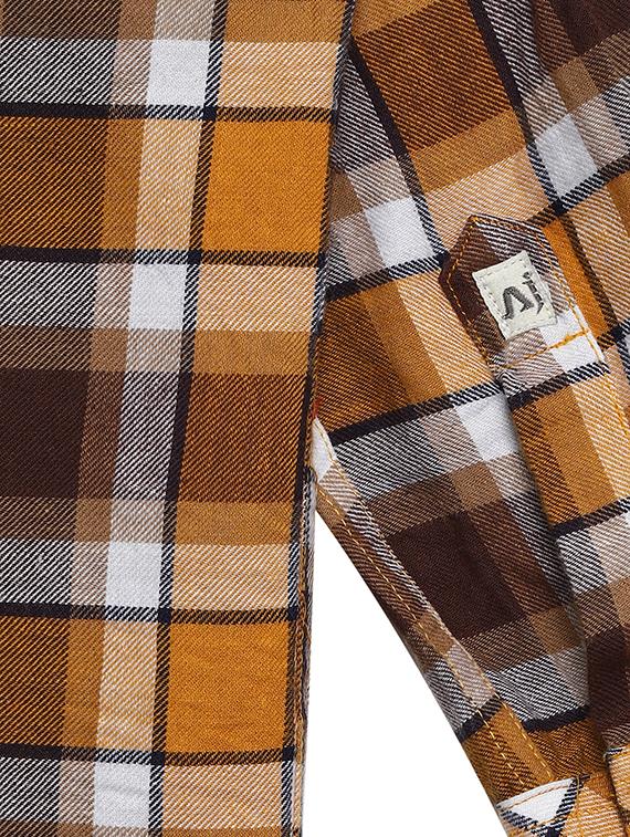 roll up sleeve checkered shirt - 16483329 - Standard Image - 4