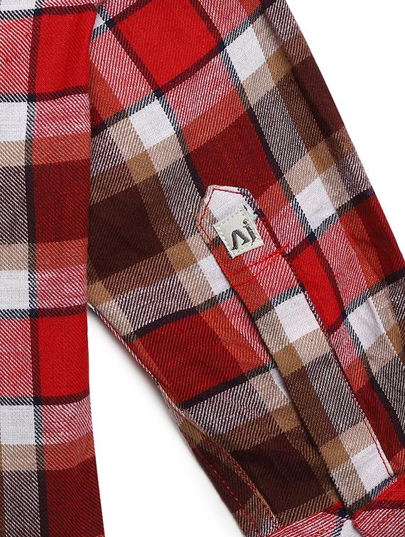 roll up sleeved checkered shirt - 16483331 - Standard Image - 4