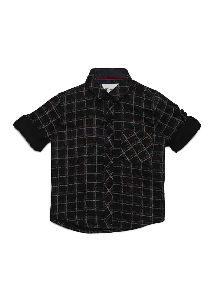 roll up sleeved checkered shirt - 16483332 -  Standard Image - 1