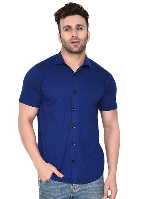 mens solid casual shirt - 16483426 -  Standard Image - 0
