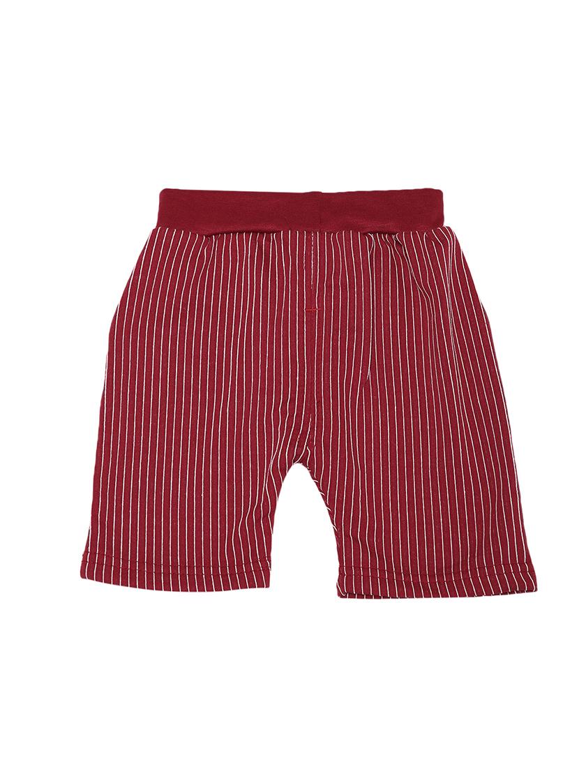 red cotton shorts set - 16484369 - Standard Image - 4