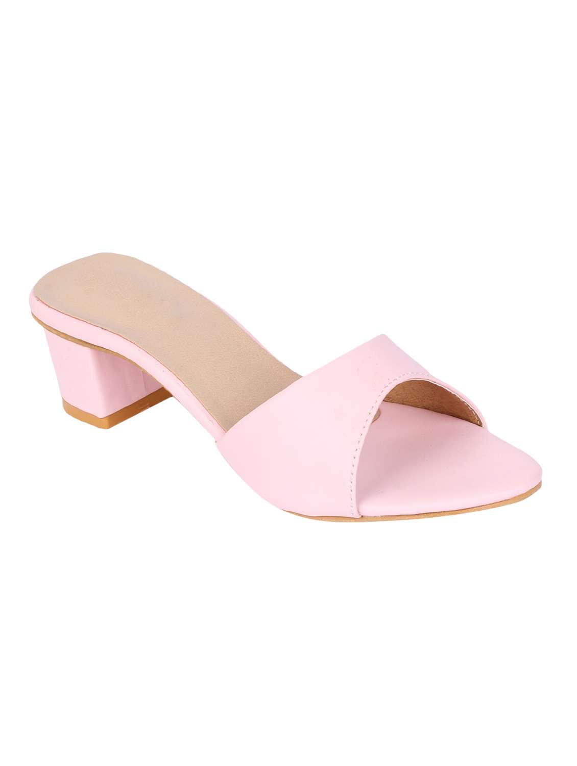 pink slip on sandals