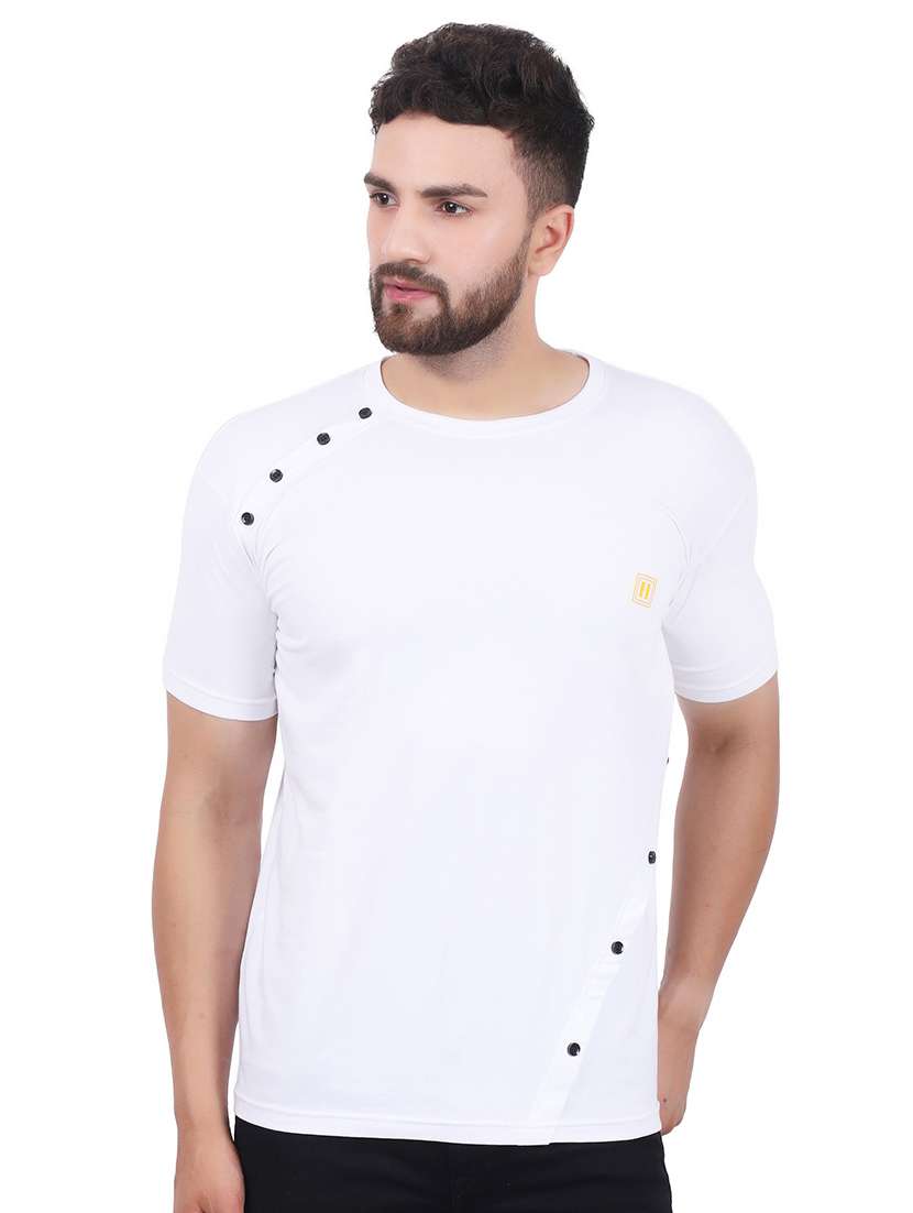 white solid t-shirt