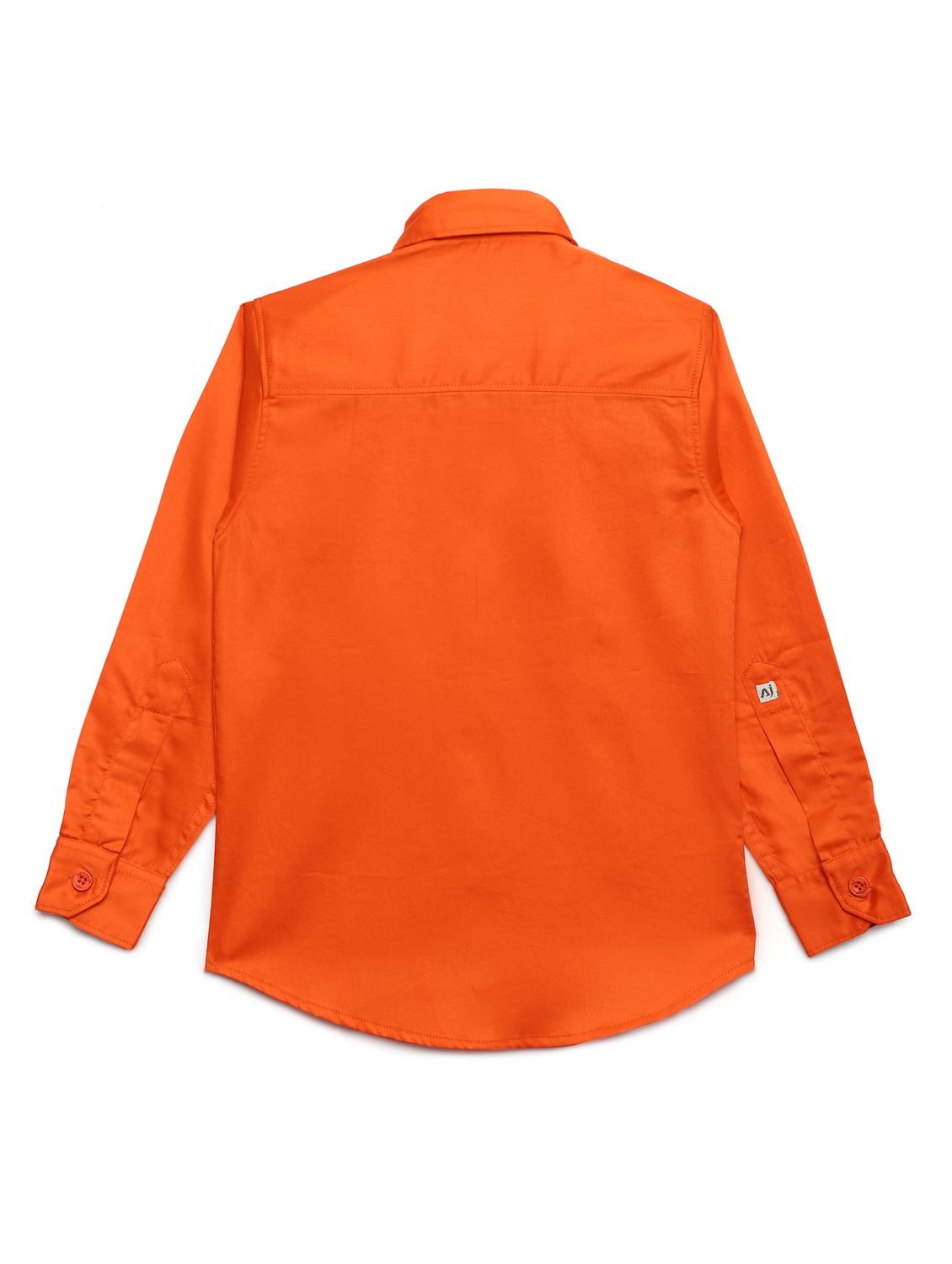 orange cotton shirt - 16487025 - Standard Image - 1