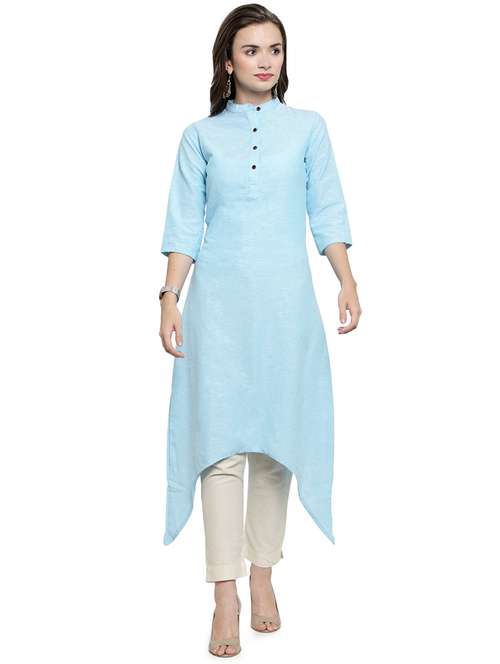 women's asymmetric kurta - 16487782 -  Standard Image - 0