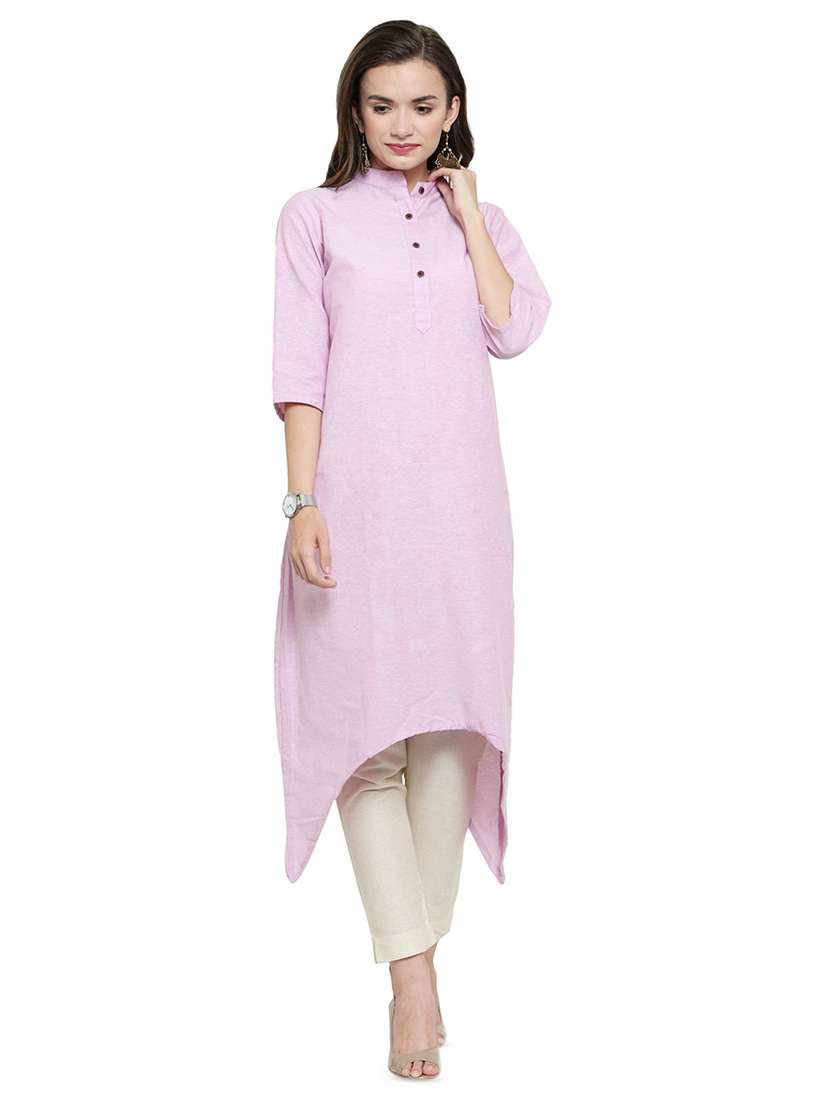 women's asymmetric kurta - 16487784 -  Zoom Image - 0