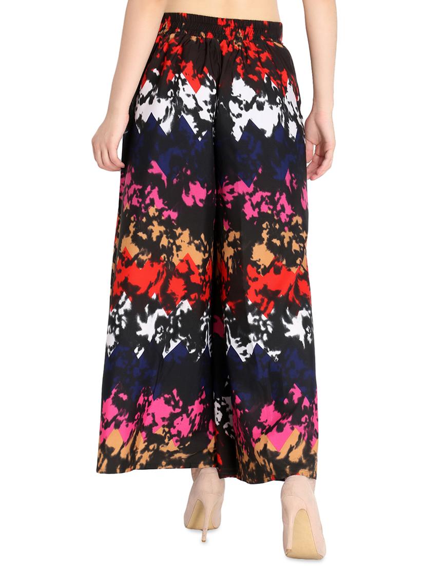 set of 2 floral flared palazzo - 16489340 - Standard Image - 4