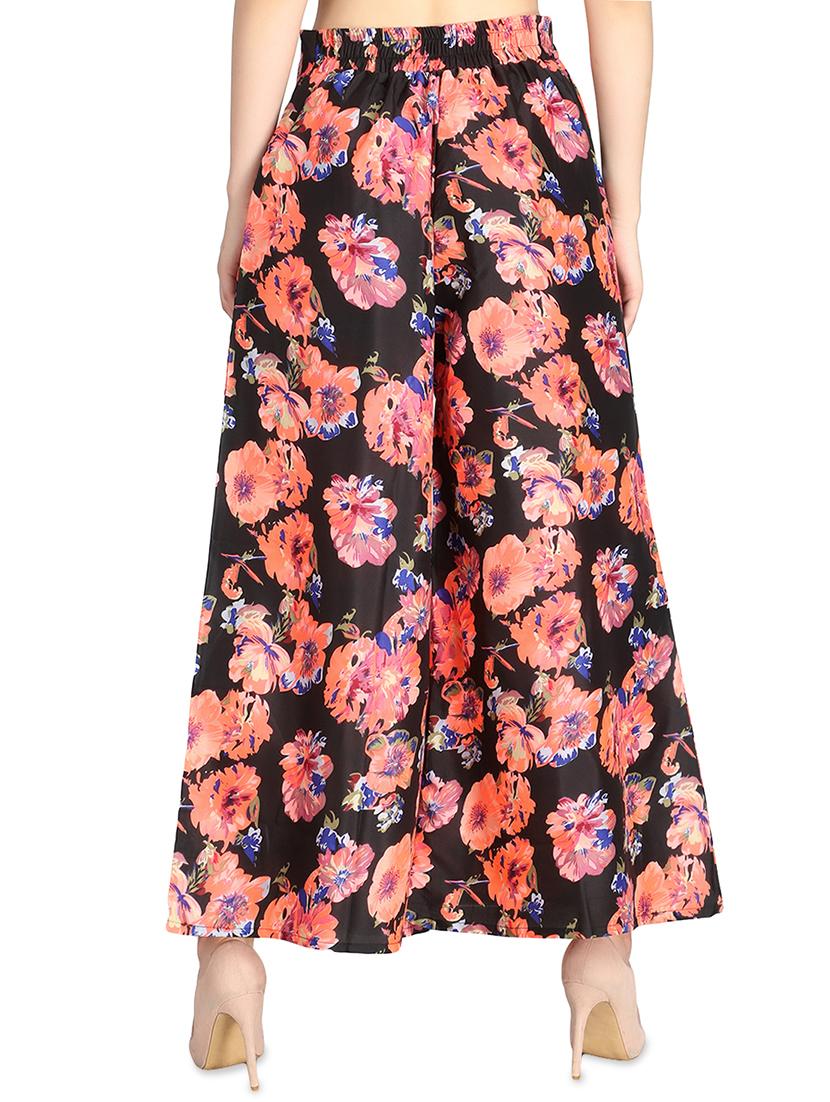 set of 2 floral flared palazzo - 16489346 - Standard Image - 4