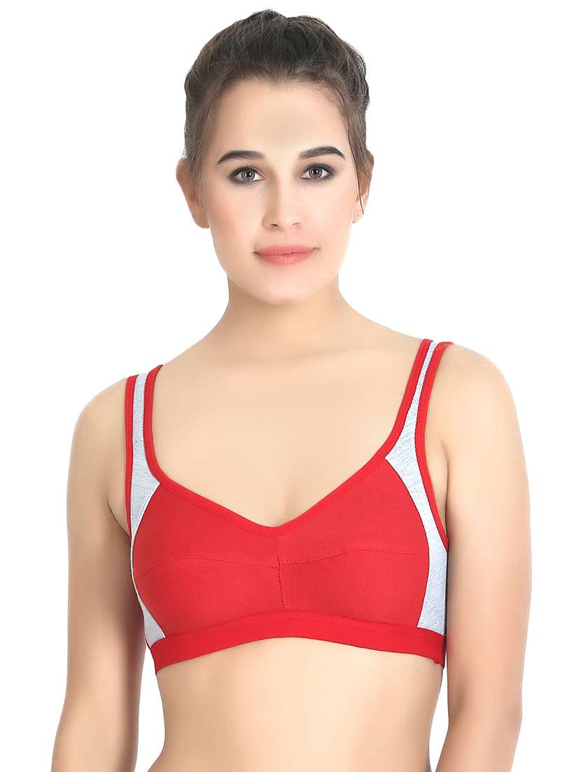 set of 3 color block sports bra - 16489418 -  Standard Image - 1