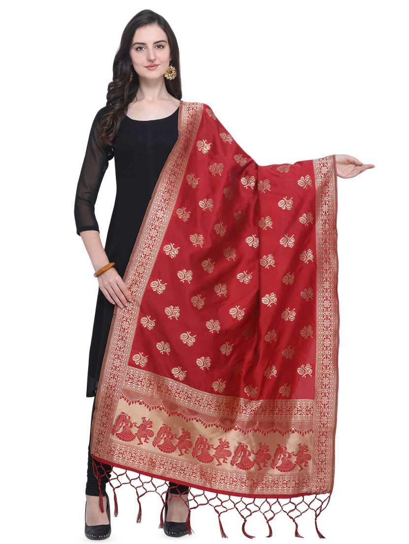 floral banarasi dupatta