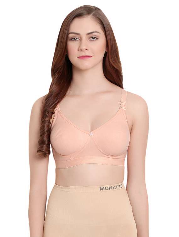 floral patch detachable strap bra 