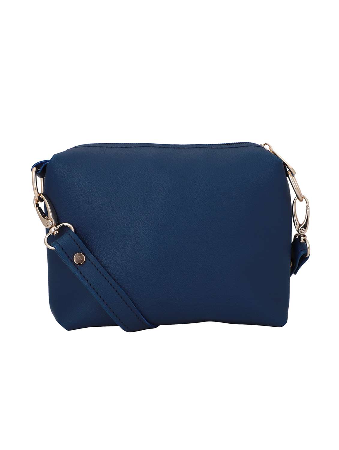 blue leatherette (pu) combo tote - 16491838 -  Standard Image - 1