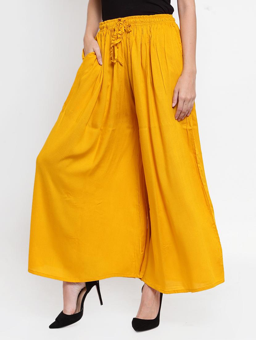 solid flared palazzo - 16493464 - Standard Image - 1
