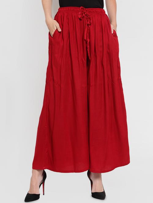 solid flared palazzo  - 16493466 -  Standard Image - 0