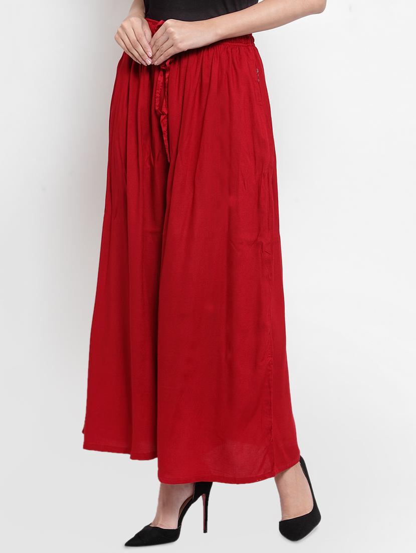 solid flared palazzo - 16493466 - Standard Image - 1