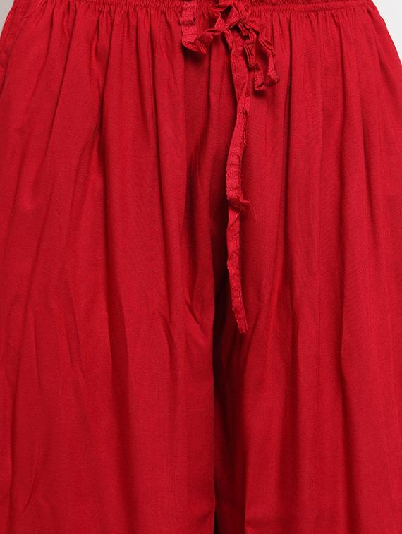 solid flared palazzo - 16493466 - Standard Image - 4