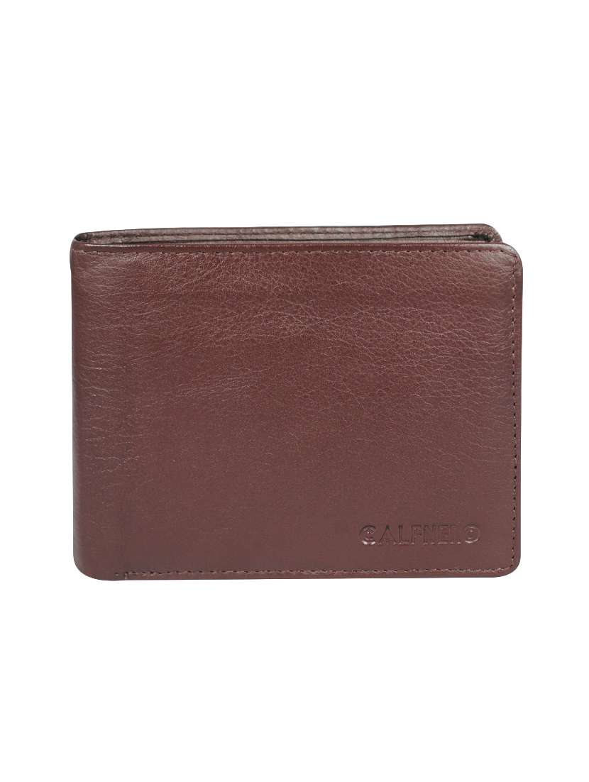 brown leather wallet