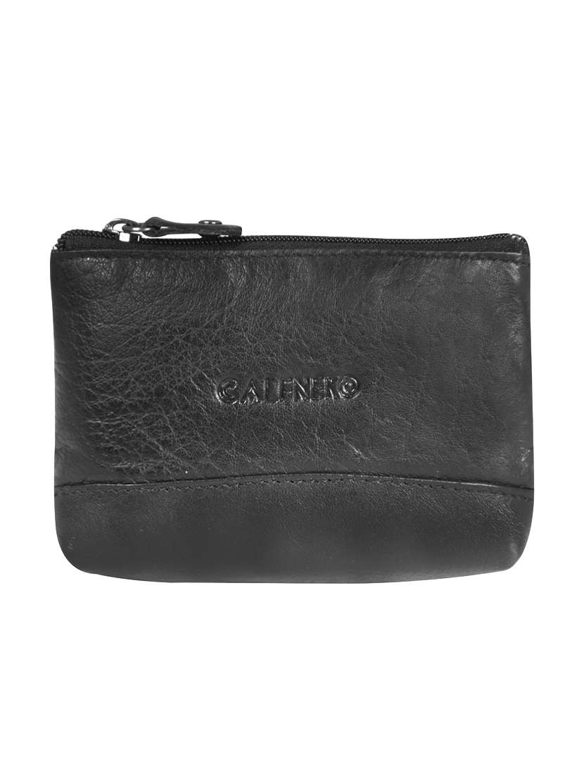 black leather regular pouch