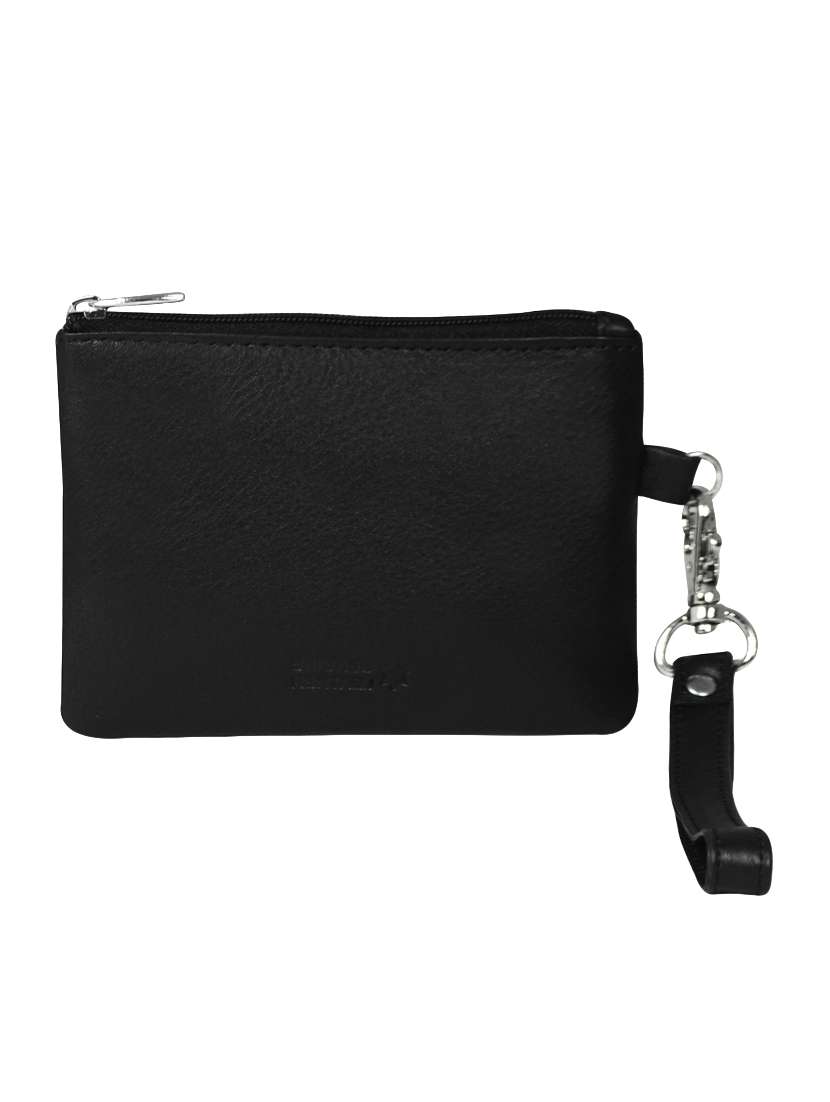 black leather regular pouch - 16494466 - Zoom Image - 0