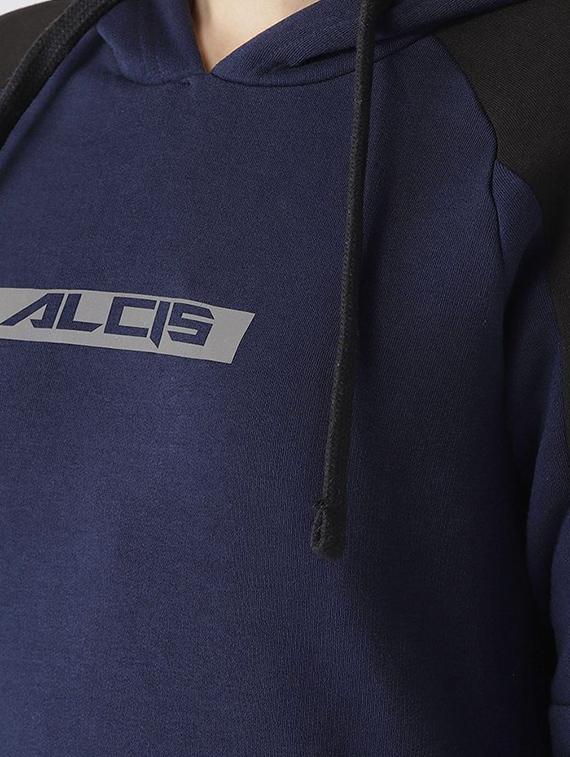 color block hooded sweatshirt - 16494961 - Standard Image - 4