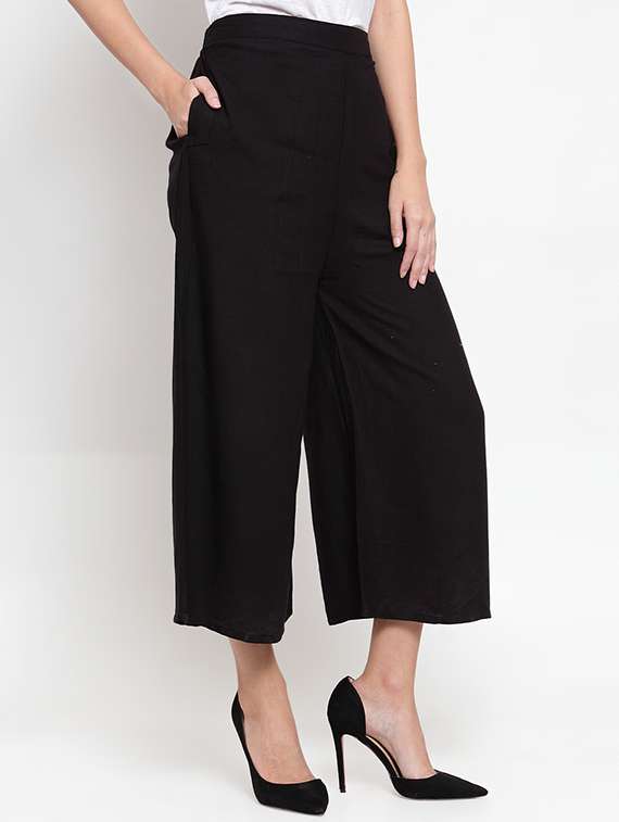 high rise solid culotte - 16495027 -  Standard Image - 1