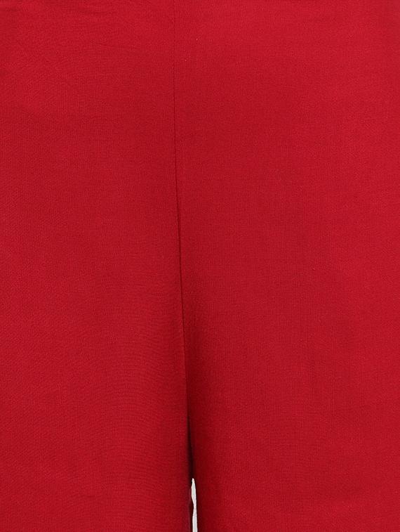 high rise solid culotte - 16495028 - Standard Image - 4